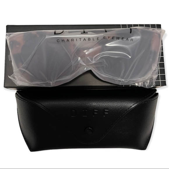 DIFF Emmy Sunglasses Himalayan Tortoise Frames Smoke Grey Lenses - Picture 8 of 12